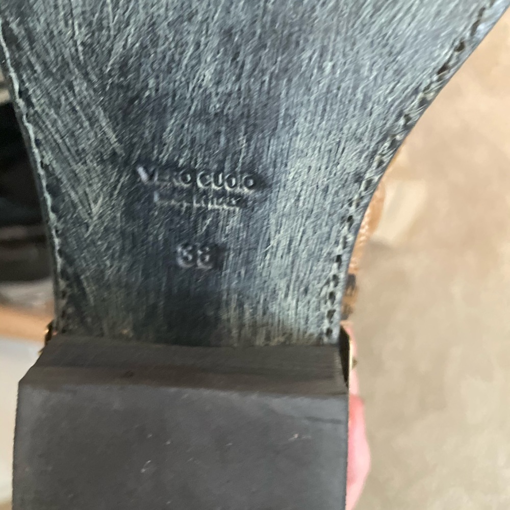 BALDAN embellished gold boots, 38, never worn - Picture 10 of 12